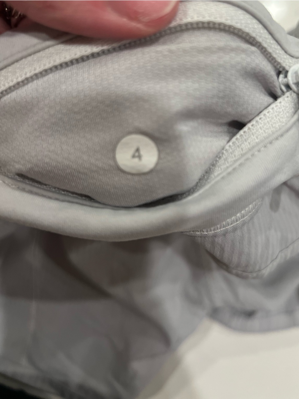 Lululemon Light Grey Athletic Speed Up Short - Picture 7 of 7